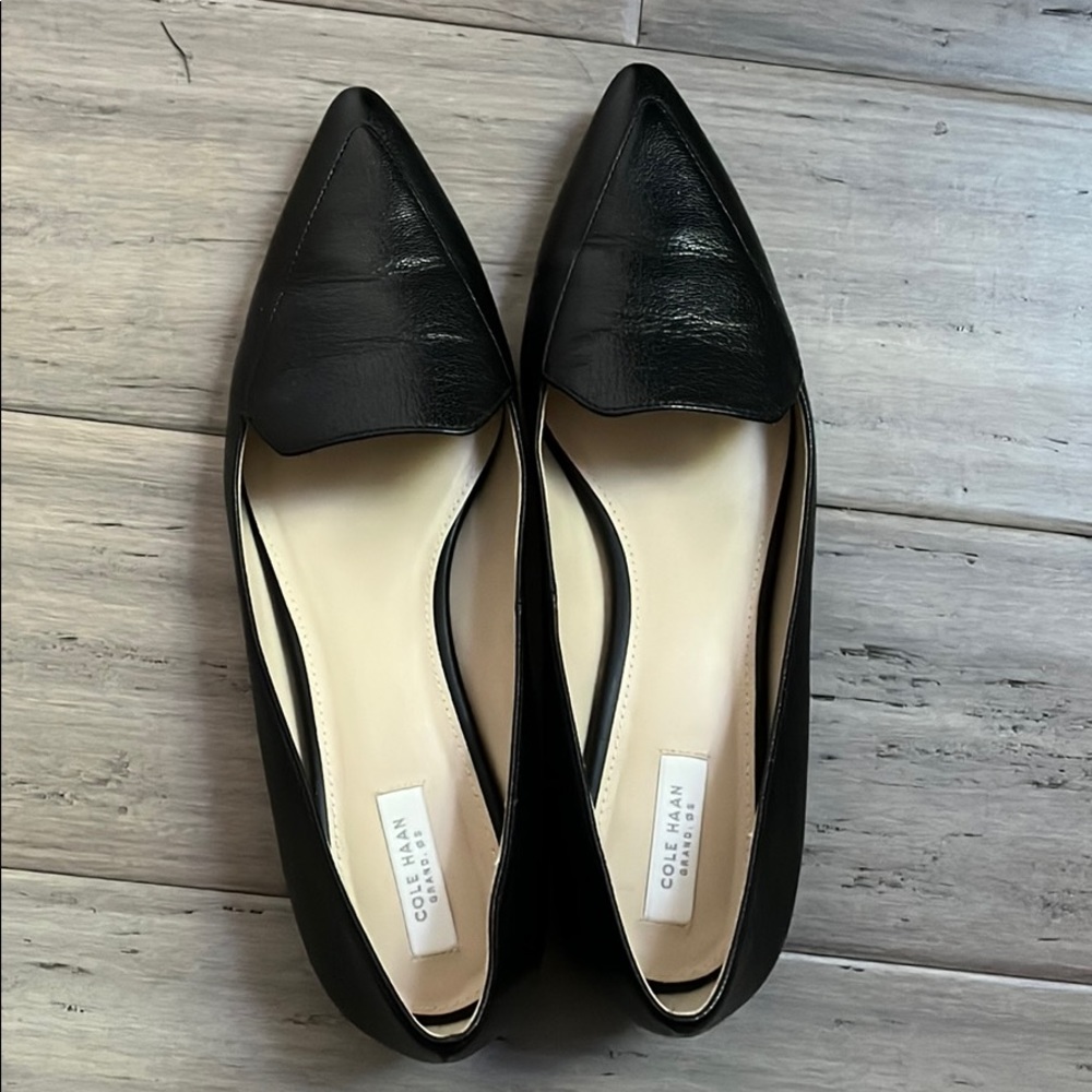 Cole Haan Black Flats